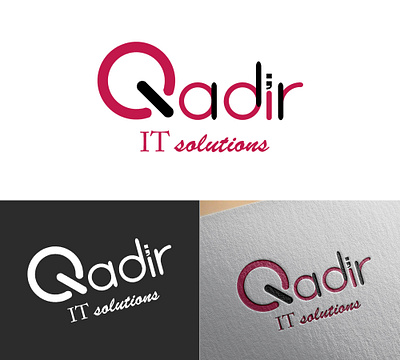 Qadir IT logo logo design