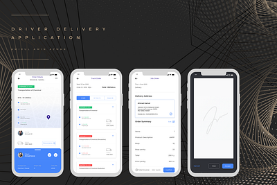 Delivery App mobile app design ui ux