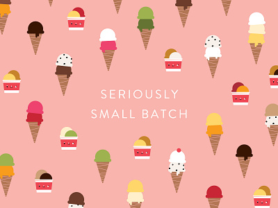 Little Bear Gelato Pattern branding cone cup design gelato ice cream illustration pattern sorbet vector waffle