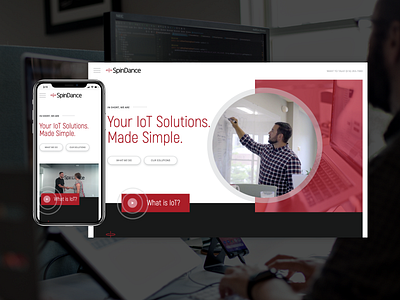 SpinDance | Website custom wordpress iot iot development michigan technology ui ux web web design website wordpress