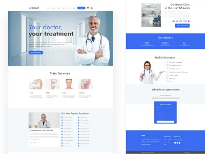 Medical website design branding design icon medical medical design medical website medical website design ui ux website design