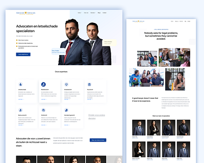 Arslan & Arslan branding minimal typography ui ux web