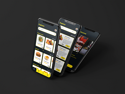 Foodish apps ui branding design farhanuurahmanuiux food apps ui food delivery app foodish app ui typography ui ui ux design for app ui ux designer web