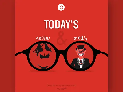 Today's Social & Media creativity design homepage illustration logoinspirations mobile