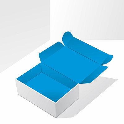 blue box packaging illustration vector background blank box branding cardboard container design food illustration isolated mockup pack package packaging paper product set template vector white
