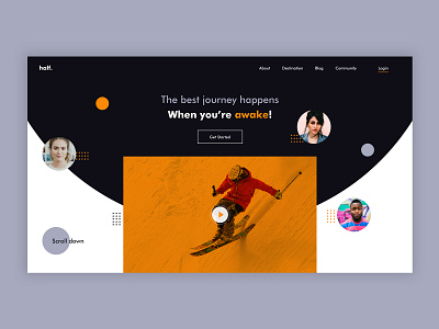 Landing adobe xd designs home page illustrator landing landing page design landingpage saddy ui designs ux video website