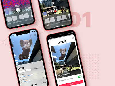 Acute Art Redesign augmentedreality dribbble best shot ios iphone minimal popular product design redesign trendy ui ux