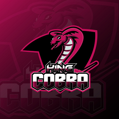 king cobra esport logo branding cobra design esport esportlogo gamer gaming graphic design illustration king logo logo design logodesign mascot mascot character mascot design mascot logo squad team logo