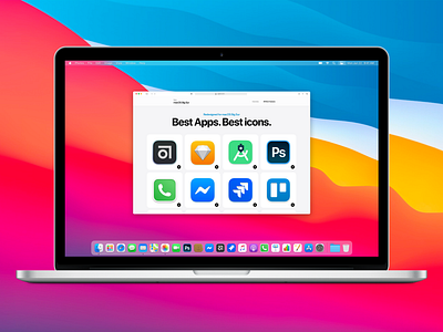 macOS Big Sur Icons abstract android studio apple bigsur design icons jira macos macos icon messenger photoshop reeder sketch trello ui uiux ux