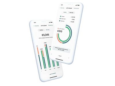 Left to Spend app design budget expenses finance ios left to spend product design ui