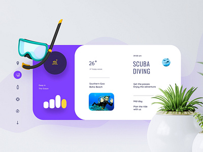 UI/UX | Adventurous actions adventure air balloon beach behance diving enjoy flying interaction interactive interface interface design lifestyle ocean ui ui kit ux ux design web webdesign