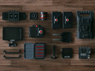 Gear Unpacked 3d 3dart c4d camera cgi cinema 4d design fusion360 gear hardsurface helios learnsquared monster monstro octane product red red digital cinema render stilllife