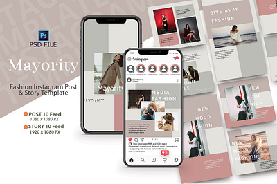 MAYORITY INSTAGRAM STORY & POST branding portfolio