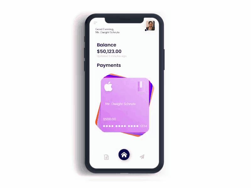 Payment app logo minimal typography ui ux vector
