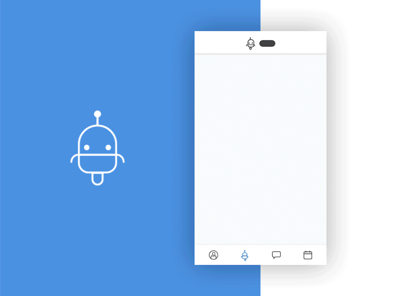 Chatbot App app design illustration ui