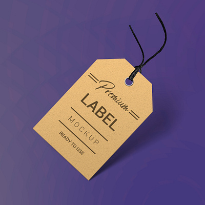 Label mockup brand high resolution identity label mockup modern round label smart object