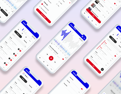 Cross Mix App - Create Mashups app clean ui design gradient mashup mashups minimal mix modern music music app music player musician trending typography ui design uiux ux uxdesign uxui