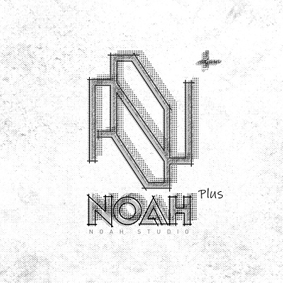 Noah Plus #03 artwork layout logo mockup photoshop poster poster art typography