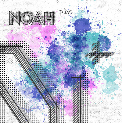 Noah Plus #01 artwork layout logo photoshop poster art typography