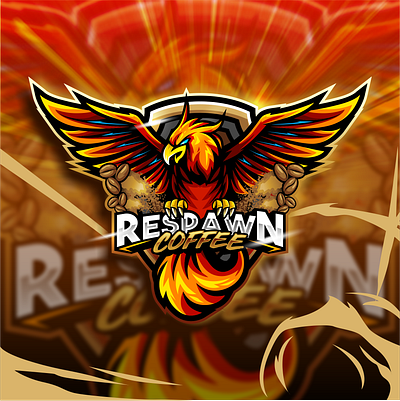 RESPAWN PHOENIX artwork esport esportlogo gaming logo illustration logo sport vector