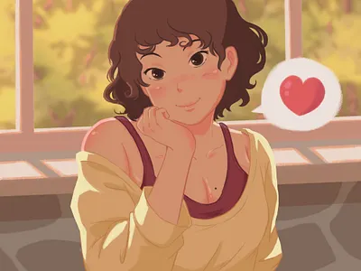 FEELING CUTE anime art artwork character digital disney illustration manga