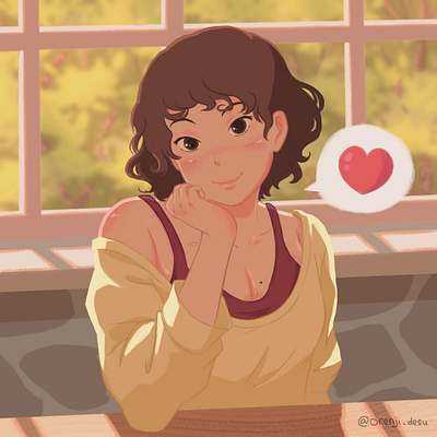 FEELING CUTE anime art artwork character digital disney illustration manga