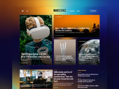 MADSCIENCE Quarterly awwwards design inspiration magazine ui user center design user experience design user inteface ux web web design website website design