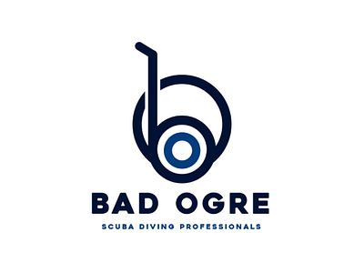 Bad ogre - skuba diving professionals logo brand branding designlogo graphicdesign graphicdesigner graphics illustrator logo logodesign logodesigner logodesigns logodesinger logoinspiration logoinspirations logologo logomaker logomark logos logotip logotype