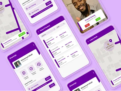 Siransinja - Presensi UI Redesign app icon redesign redesign concept typography ui ui design uiux ux ux design