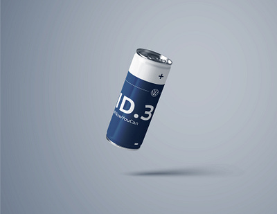 Energy Drink - VW ID.3 battery blue bottle can cars drink electric energy id3 vw