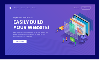 Web template adobe xd design flat illustration ui ux web web design web template design webdesign