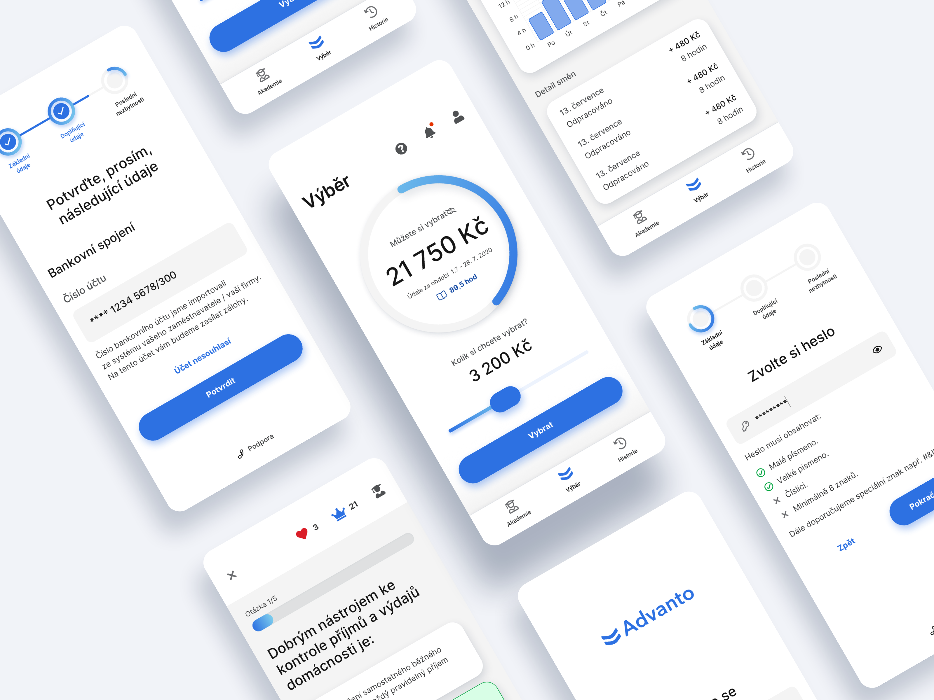 Example of Advanto Mobile App