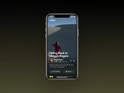 News animation book design fashion interface ios iphone minimal news photo slide social social media typography video