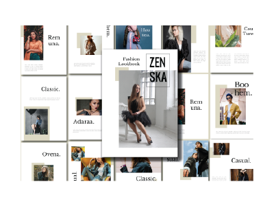 Zenska Lookbook Magazine company design lookbook lookbook template magazine magazine design magazine illustration magazine template templatedesign templates templates design us letter