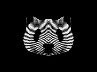 Panda Bear Lines animal animal logo bear bear logo brand design icon illustration lineart lines logo logomark mark mistershot optical illusion panda panda bear panda logo symbol vector
