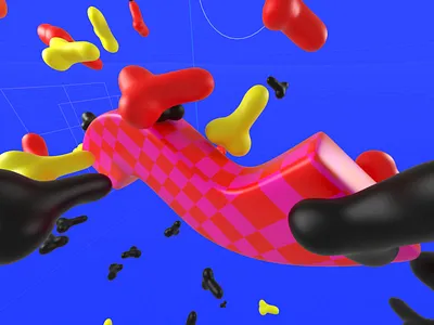 Q&A 3d 3d animation animation c4d cinema 4d design fun gif motion design redshift render video