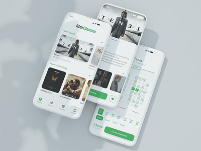 White StarCinema - buy tickets online app buy card cards cinema film ios list mobile photogallery tickets