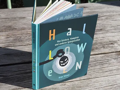 HALLOWEEN Book editorial design illustration print