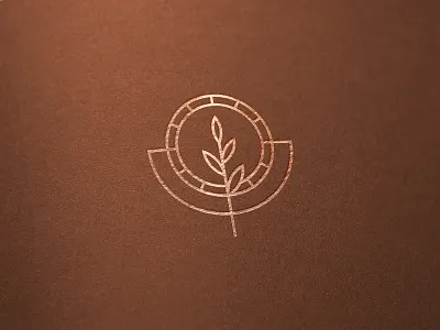 Logomark for olive oil manufacturer branding elegant foil stamping logo logomark olive olive branch olive oil print saint