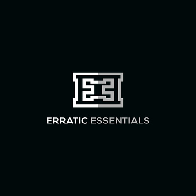 ERRATIC ESSENTIALS LOGO DESIGNS design graphicdesign icon identity branding illustraion logo a day logodesign logos typography vector