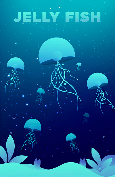 Jelly Fish 01 illustration vector