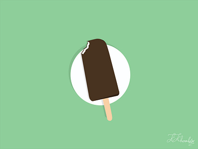 Ice cream animation art branding design graphic design ice cream illustration instagram post kosar khonakdar minimal photoshop ui vector