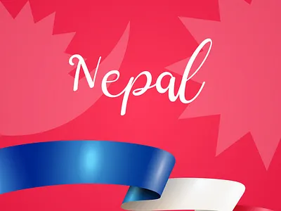 Nepal design vector