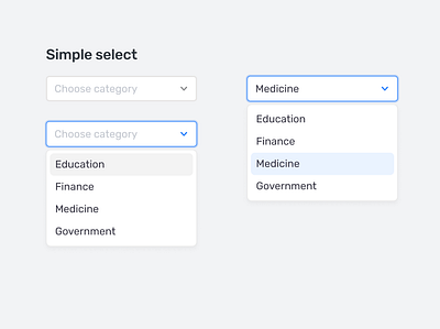 Simple select dropdown dropdown select ui