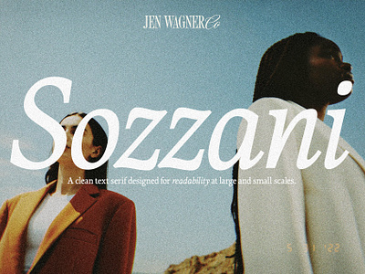 Sozzani | A Clean Text Serif