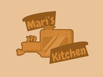 Bakery Logo Concept bread concept cooking design furnance gloves illustration logo oven