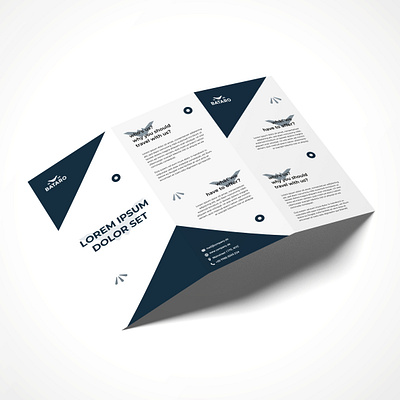 Brochure Design Bataro brochure brochure design creative creativity design designer flyer flyer design flyers minimal modern trifold brochure typography