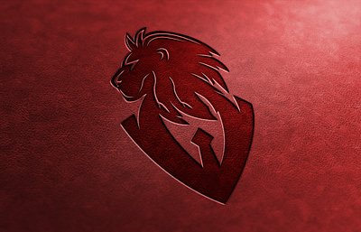 Logo for "Soviet lion" black clothes design design art designer drawing good graphic graphic design logo logo design logo to skin logotype logotype good minimalismus red skin style