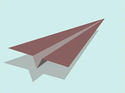 Paper Plane branding graphic design illustration illustrator minimal typography ui ux vector
