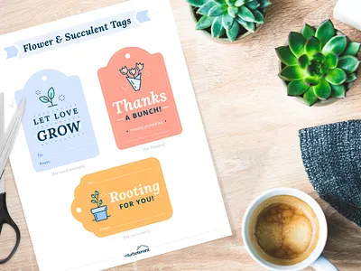 Acts of kindness baking blue cards flat art gifts plant positivity recipe red sloth tags whale